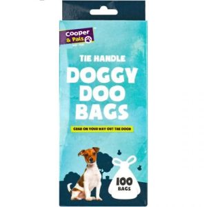 Cooper & Pals Tie Handle Doggy Doo Bags Pack of 100