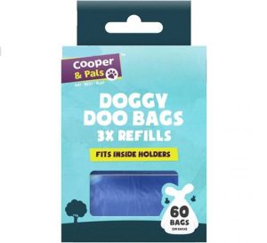 Cooper & Pals Doggy Doo Bags Refills Pack of 3 X 20