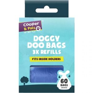 Cooper & Pals Doggy Doo Bags Refills Pack of 3 X 20