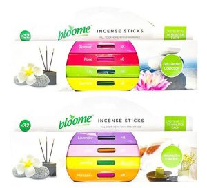 Bloome Assorted Fragrance Incense Sticks Pack Of 32