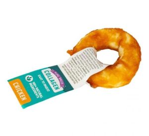 Pure Breed Collagen Natural Chicken Donut Chew Dog Treat