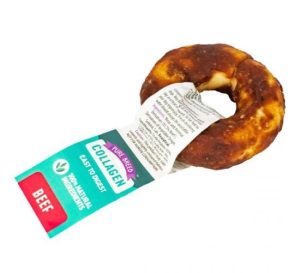 Pure Breed Collagen Natural Beef Donut Chew Dog Treat