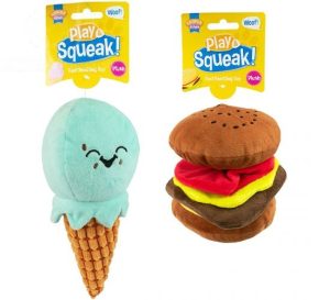 Cooper & Pals Play & Squeak Fast Food Plush Dog Toy