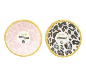 Jaunty 6oz Leopard Print Disposable Paper Bowls 12pc
