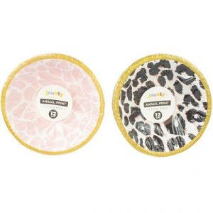 Jaunty 6oz Leopard Print Disposable Paper Bowls 12pc