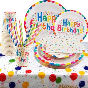 Jaunty Coloured Dotty Print Paper Bowls 6" Pack Of 12
