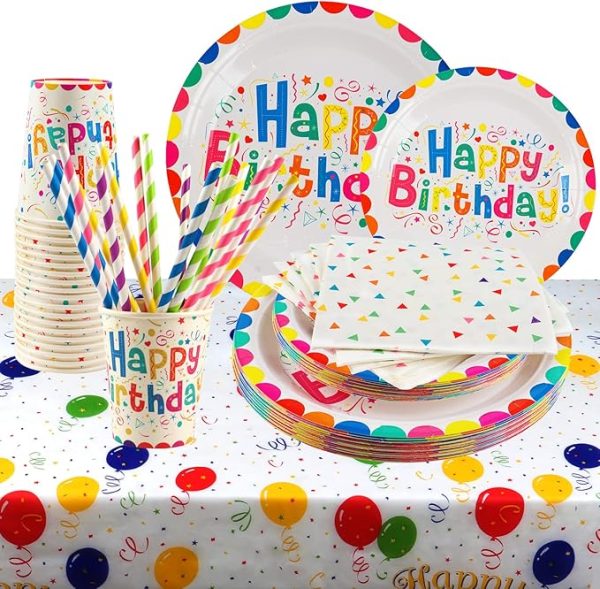 Jaunty Coloured Dotty Print Paper Bowls 6" Pack Of 12