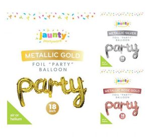 Jaunty Metallic Foil Party Balloon 18"