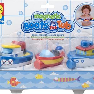 ALEX Rub A Dub Magnetic Boats Bath Toy Pack Of 3