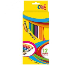 Cre8 Colouring Pencils Assorted Pack Of 12