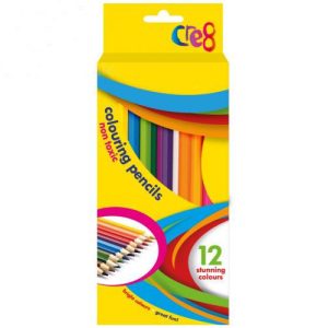 Cre8 Colouring Pencils Assorted Pack Of 12