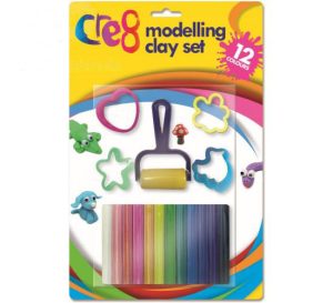 Cre8 Assorted Colour Modelling Clay Set