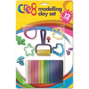 Cre8 Assorted Colour Modelling Clay Set