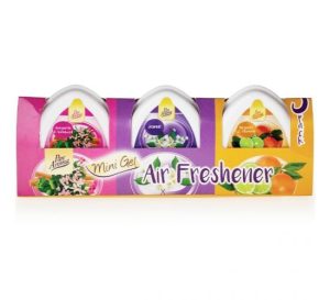 Pan Aroma Assorted Mini Gel Air Freshener Pack Of 3