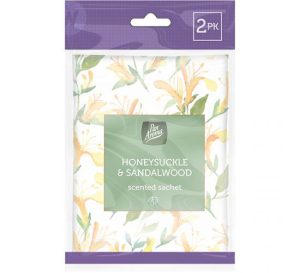Pan Aroma Honeysuckle & Sandalwood Fragrance Sachets Pack Of 2