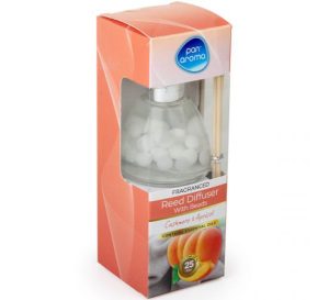 Pan Aroma Cashmere & Apricot Fragranced Beads Reed Diffuser 50ml