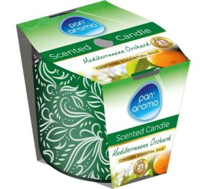 Pan Aroma Printed Mediterranean Orchard Scented Candle