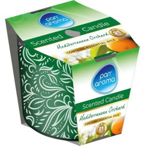 Pan Aroma Printed Mediterranean Orchard Scented Candle