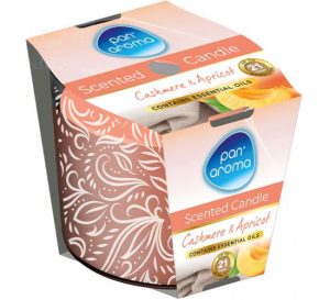 Pan Aroma Printed Cashmere & Apricot Scented Candle