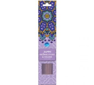 Pan Aroma Jasmine Incense Sticks & Holder Pack Of 40