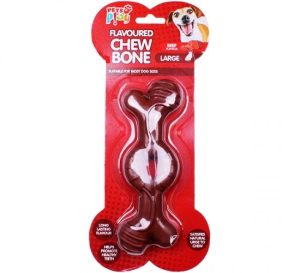 Pets Play Meat Flavoured Dog Chew Bone Large