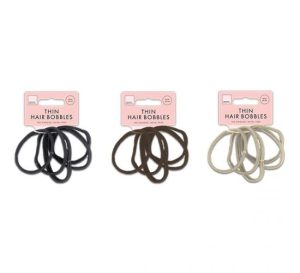 Forever Beautiful Thin Rolled Hair Bobbles Pack Of 20