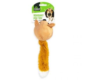 Kingdom Squeaky Fox Dog Toy