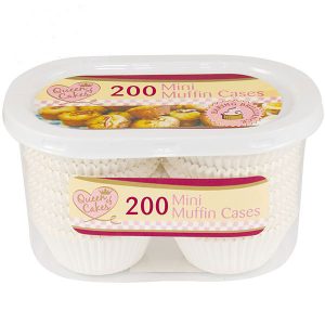 Queen of Cakes Mini Muffin Cases Pack Of 200