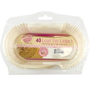 Queen of Cakes Loaf Tin Liners Pack Of 40