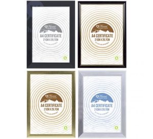 Home Collection A4 Certificate Photo Frame