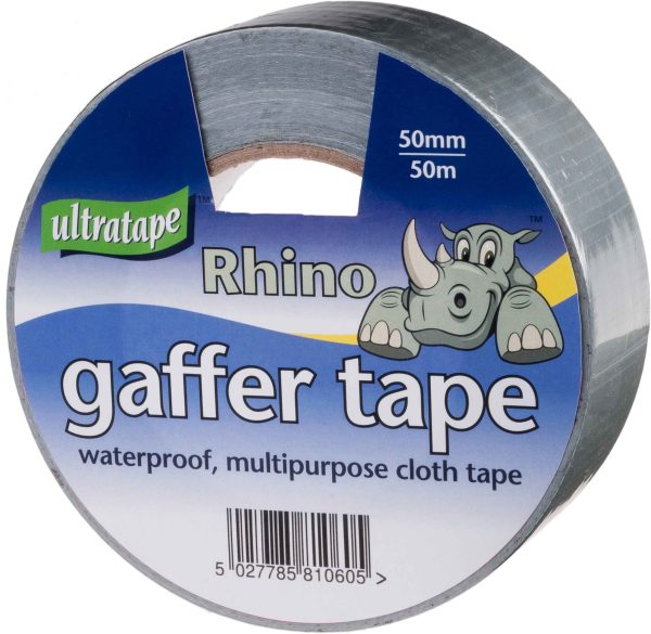 Ultratape Rhino Silver Cloth Tape 50mm X 50m