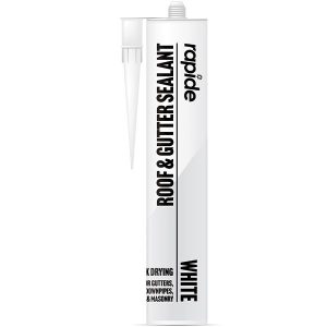 Rapide Roof & Gutter White Sealant Cartridge 260ml