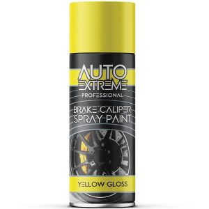 Auto Extreme Professional Yellow Gloss Brake Caliper Spray Paint 400ml