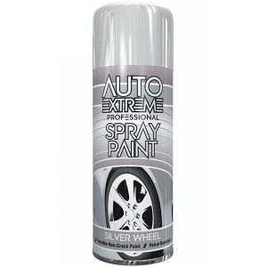 Auto Extreme Professional Silver Wheel Spray Paint 400ml