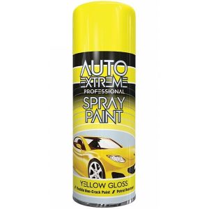 Auto Extreme Professional Yellow Gloss Spray Paint 400ml