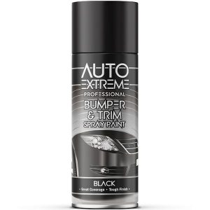 Auto Extreme Professional Black Bumper & Trim Spray Paint 400ml