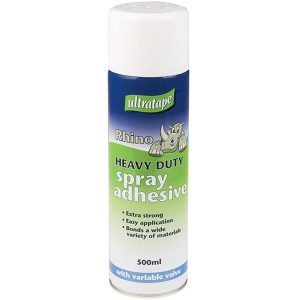 Ultratape Rhino Heavy Duty Spray Adhesive 500ml
