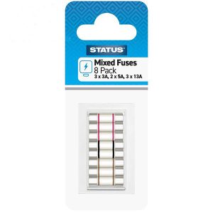 Status Mixed Fuses Pack Of 8
