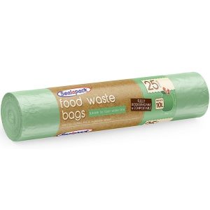 Sealapack Biodegradable Food Waste Bag 10L Pack Of 25