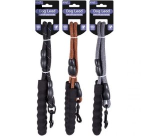 Smart Choice Soft Grip Reflective Rope Dog Lead 120cm