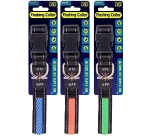 Smart Choice LED Flashing Dog Collar 41cm-51cm