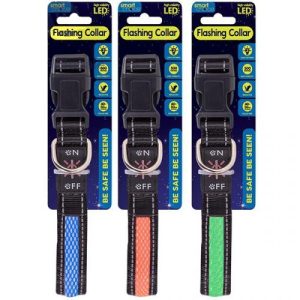 Smart Choice LED Flashing Dog Collar 41cm-51cm