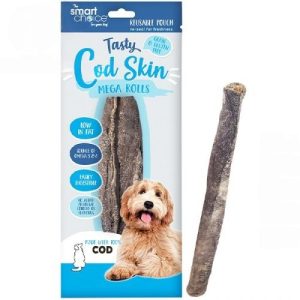 Smart Choice Cod Skin Mega Rolls Dog Treats 90g Pack of 3