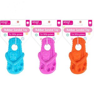 Smart Choice Small Rubber Flip Flop Puppy Toy