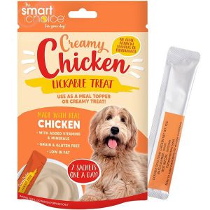 Smart Choice Creamy Chicken Lick Dog Treat Pack of 7 84g