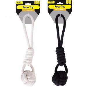 Smart Choice Rope Ball & Handle Dog Toy 28cm