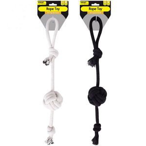 Smart Choice Knot & Ball Rope Dog Toy 46cm
