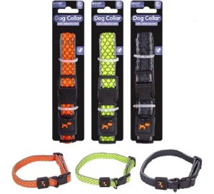 Smart Choice Reflective Textured Dog Collar 30cm-50cm