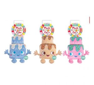 Smart Choice Squeaky Plush Birthday Cake Dog Toy 22cm