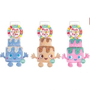 Smart Choice Squeaky Plush Birthday Cake Dog Toy 22cm